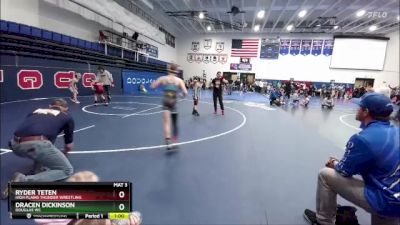 77 lbs Cons. Round 2 - Ryder Teten, High Plains Thunder Wrestling vs Dracen Dickinson, Douglas WC