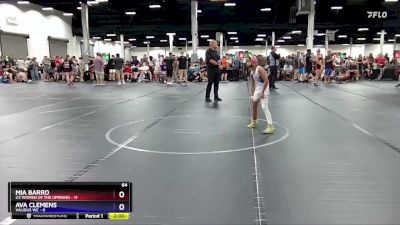 64 lbs Round 6 (8 Team) - Mia Barro, U2 Women Of The Uprising vs Ava Clemens, Validus WC