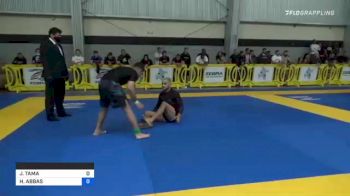 JOHNNY TAMA vs HAIDAR ABBAS 2021 Pan IBJJF Jiu-Jitsu No-Gi Championship