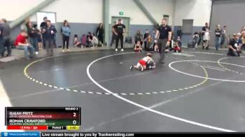 43 lbs Round 2 - Roman Crawford, SOLDOTNA WHALERS WRESTLING CLUB vs Isaiah Fritz, ARCTIC WARRIORS WRESTLING CLUB