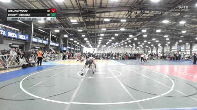 160 lbs Consi Of 64 #2 - William Wood, NY vs Brody Heckman, NY