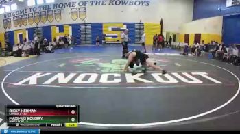 152 lbs Quarters & Wb (16 Team) - Maximus Kousiry, North Port vs Ricky Herman, Camden 2
