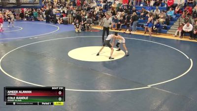 108 lbs Champ. Round 2 - Ameer Alawan, Amherst vs Cole Randle, Grand Island