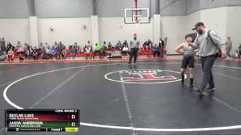 112 lbs Cons. Round 3 - Jaxon Anderson, Panther Wrestling Club vs Skylar Luke, Tiger Youth Wrestling