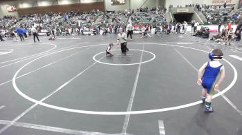 40 lbs Semifinal - Cael Penrose, Bozeman WC vs JayDean Nelson, Buckaroo WC