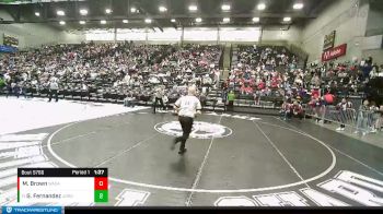 110 lbs Cons. Round 3 - Geraldyne Fernandez, Jordan vs Marabelle Brown, Wasatch