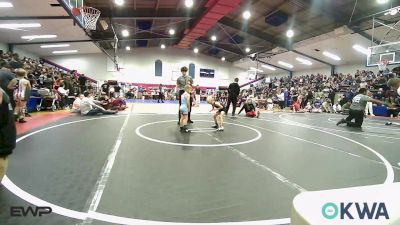 46 lbs Consi Of 16 #2 - Cutter Carson, Salina Wrestling Club vs Harvey Rake, Collinsville Cardinal Youth Wrestling