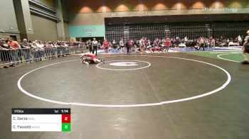 170 lbs Round Of 32 - Ceasar Garza, Oakdale vs Charlie Fassold, Wasatch