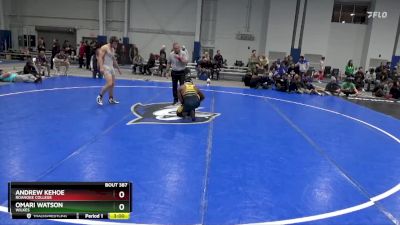 174 lbs 5th Place Match - Omari Watson, Wilkes vs Andrew Kehoe, Roanoke College