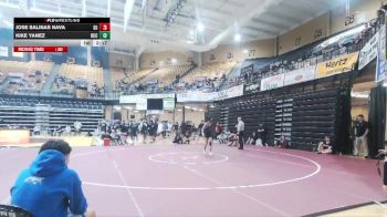 125 lbs Cons. Round 4 - Kike Yanez, Barton CC vs Jose Salinas Nava, Schreiner Univsrity