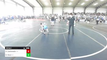 61 lbs Rr Rnd 1 - Armani Castaneda, Top Rank vs Brooks Keys, SLV Elite WC