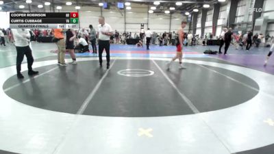 127 lbs Quarterfinal - Cooper Robinson, NV vs Curtis Cubbage, VA