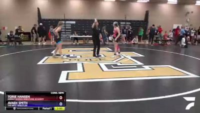 127 lbs Cons. Semi - Torie Hansen, Sebolt Women Wrestling Academy vs Avaeh Smith, The Best Wrestler