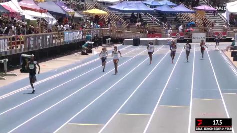 Youth Girls' 4x400m Relay, Semi-Finals 6 - Age 13-14