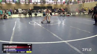 120 lbs Quarterfinal - Caleb Lightfoot, Dubuque Wrestling Club vs Gavin Sanders, Big Game Wrestling Club