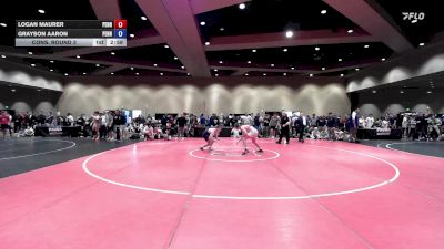 144 lbs Cons. Round 3 - Logan Maurer, Pennsylvania vs Grayson Aaron, Pennsylvania