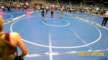 100 lbs Quarterfinal - Lindlee Hubbard, Dark Cloud Wrestling Club vs TATIANNA Castillo, MIGRTC