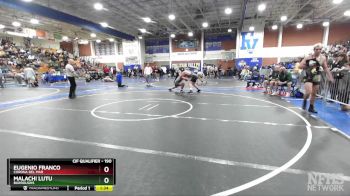 190 lbs Champ. Round 2 - Malachi Lutu, Burroughs vs Eugenio Franco, Corona Del Mar