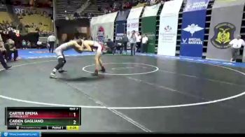 160 lbs Cons. Round 1 - Caiden Gagliano, Whitfield vs Carter Epema, Jefferson City