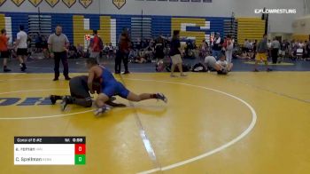 195 lbs Consi Of 8 #2 - Alessandro Roman, Hialeah Miami Lakes Senior High School vs Chris Spellman, Hernando