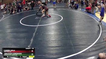 115 lbs Quarterfinal - Caiden Avila, RED WAVE WC vs Abraham Coronado, Nevada Elite Wrestling