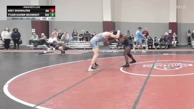 157 lbs Consi Of 4 - Joey Showalter, North Carolina vs Tyler-Xavier McKnight, Davidson - UNATT