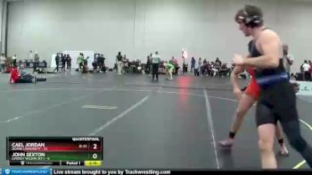 184 lbs Quarters & 1st Wb (16 Team) - Cael Jordan, Doane University vs John Sexton, Lindsey Wilson (Ky.)