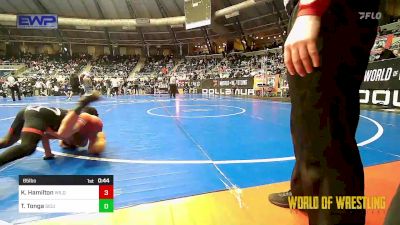 85 lbs Round Of 16 - Kingston Hamilton, Wildcat Wrestling Academy vs Titan Tonga, Siouxland Wrestling Academy