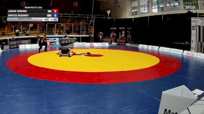 79kg Semifinal - Aidan Gresik, Edmonton Wrestling Club vs Bryce Rooney, Montreal Wrestling Club