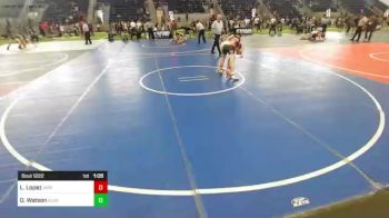 132 lbs Quarterfinal - Logan Lopez, Horizon vs Ole Watson, Alaska Battle Cats