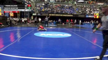 141 lbs Cons. Round 2 - Pierre Baldwin, Central (IA) vs Marcus McIntyre, Wis.-La Crosse