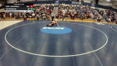 125 lbs Champ. Round 1 - Joey Lamparelli, Muhlenberg vs Ian Morales, Marymount