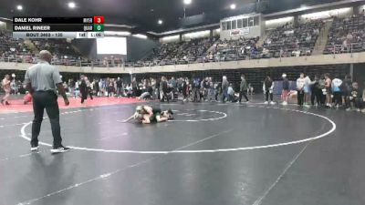 135 lbs Consi-qtrs - Dale Kohr, Myerstown vs Daniel Rineer, Quarryville