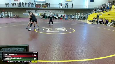 132 lbs 1st Place Match - William Haqq, Southridge vs Sanaullah Hashimi, Beaverton