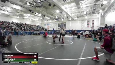 190 lbs Champ. Round 1 - Sara Ayala, Mountain View vs Iris Rivas, La Cañada