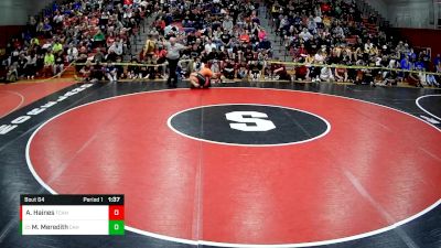 139 lbs Champ. Round 1 - Marcus Meredith, Corry Area Hs vs Adam Haines, Fox Chapel Area Hs