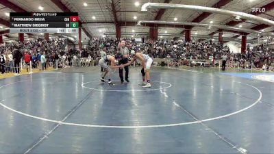 120 lbs Cons. Round 2 - Fernando Mejia, Centennial vs Matthew Siegrist, Damonte Ranch