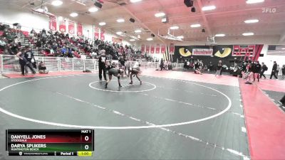 120 lbs Cons. Round 3 - Danyell Jones, Stockdale vs Darya Spijkers, Huntington Beach