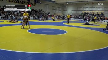 116 lbs Round Of 16 - Eli Mendoza, Gilroy vs Mason Schlaht, St. John Bosco