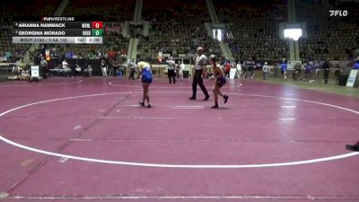 1-5A 132 3rd Place Match - Georgina Morado, Beauregard HS vs Arianna Hammack, W. S. Neal