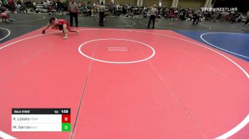 126 lbs Quarterfinal - Ryan Lobato, Team SoCal vs Mathius Garrza, Inland Elite