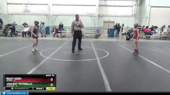 72 lbs Round 3 (8 Team) - Riley Keen, NCWAY vs Vincent Petriello, Rednose