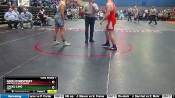 3 - 150 lbs Cons. Round 1 - Adon Overstreet, Heritage HS (Lynchburg) vs Creed Ling, York