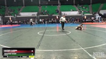 5A 132 lbs Semifinal - Antonio Nash, Jasper vs Hayden Harbin, Southside, Gadsden