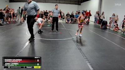 64 lbs Finals (2 Team) - Kaiden Galindez, Backyard Brawlers vs John Cambra, Mat Assassins