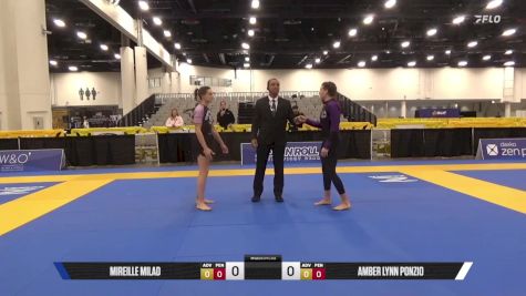 Amber Lynn Ponzio vs Mireille Milad 2025 World IBJJF Jiu-Jitsu No-Gi Championship