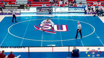 133 lbs 1st Place Match - Vincent Ziccardi, Washington & Lee vs Michael Policarpio, Roanoke College