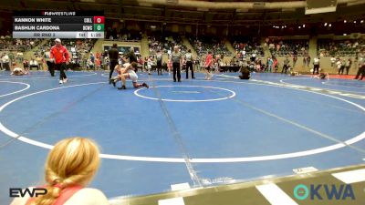 120 lbs Rr Rnd 3 - Kannon White, Collinsville Cardinal Youth Wrestling vs Bashlin Cardona, Dark Cloud Wrestling Club