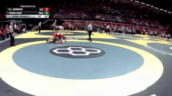 D1-285 lbs Cons. Round 3 - Chris Fair, Mass. Washington vs E.J. German, Brecksville