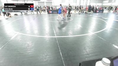 U15 Women - 62 lbs Cons. Round 2 - Lily Mendoza, TX vs Vita Silva, WA